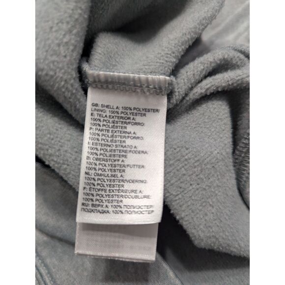 🟢 North Face Men’s Half Dome Hoodie Gray w/ Green Logo Size S – Pullover Fleece - Picture 6 of 7